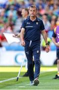 25 June 2023; Antrim manager Andy McEntee during the Tailteann Cup Semi Final match between Antrim and Meath at Croke Park in Dublin. Photo by Michael P Ryan/Sportsfile