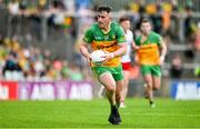 24 June 2023; Patrick McBrearty of Donegal during the GAA Football All-Ireland Senior Championship Preliminary Quarter Final match between Donegal and Tyrone at MacCumhaill Park in Ballybofey, Donegal. Photo by Brendan Moran/Sportsfile