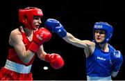 26 June 2023; Kellie Harrington of Ireland, right, in action against Elida Kocharyan of Armenia in the Women's 60kg Round of 16 at the Nowy Targ Arena during the European Games 2023 in Krakow, Poland. Photo by David Fitzgerald/Sportsfile