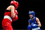 26 June 2023; Kellie Harrington of Ireland, right, in action against Elida Kocharyan of Armenia in the Women's 60kg Round of 16 at the Nowy Targ Arena during the European Games 2023 in Krakow, Poland. Photo by David Fitzgerald/Sportsfile