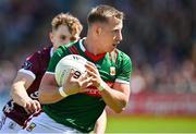 25 June 2023; Ryan O'Donoghue of Mayo during the GAA Football All-Ireland Senior Championship Preliminary Quarter Final match between Galway and Mayo at Pearse Stadium in Galway. Photo by Brendan Moran/Sportsfile