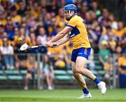 24 June 2023; Shane O'Donnell of Clare during the GAA Hurling All-Ireland Senior Championship Quarter Final match between Clare and Dublin at TUS Gaelic Grounds in Limerick. Photo by Piaras Ó Mídheach/Sportsfile
