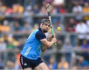 24 June 2023; Danny Sutcliffe of Dublin in action against Darragh Lohan of Clare during the GAA Hurling All-Ireland Senior Championship Quarter Final match between Clare and Dublin at TUS Gaelic Grounds in Limerick. Photo by Piaras Ó Mídheach/Sportsfile