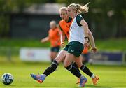 26 June 2023; Louise Quinn during a Republic of Ireland training session at UCD Bowl in Dublin. Photo by Brendan Moran/Sportsfile
