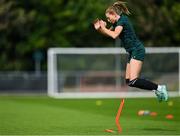 26 June 2023; Hayley Nolan during a Republic of Ireland training session at UCD Bowl in Dublin. Photo by Brendan Moran/Sportsfile