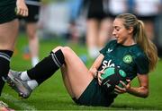 26 June 2023; Megan Connolly during a Republic of Ireland training session at UCD Bowl in Dublin. Photo by Brendan Moran/Sportsfile