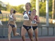 25 June 2004; Heidi Seyerling, South Africa, wins the Womens 200m at the Dublin InterBLÉ National Track & Field Games, Morton Stadium, Santry, Co. Dublin. Picture credit; Matt Browne / SPORTSFILE