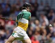 20 June 2004; Rory Hanniffy, Offaly. Guinness Leinster Senior Hurling Championship Semi-Final,  Dublin v Offaly, Croke Park, Dublin. Picture credit; Brian Lawless / SPORTSFILE