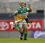 20 June 2004; Niall Claffey, Offaly, in action against Kevin Flynn, Dublin. Guinness Leinster Senior Hurling Championship Semi-Final,  Dublin v Offaly, Croke Park, Dublin. Picture credit; Brian Lawless / SPORTSFILE