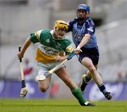 20 June 2004; Niall Claffey, Offaly, in action against Kevin Flynn, Dublin. Guinness Leinster Senior Hurling Championship Semi-Final,  Dublin v Offaly, Croke Park, Dublin. Picture credit; Brian Lawless / SPORTSFILE