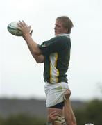 23 June 2004; Adriaan Fondse, South Africa. IRB Under 21 World Rugby Championship, Semi-Final, New Zealand v South Africa, Hughenden, Glasgow, Scotland. Picture credit; Brian Lawless / SPORTSFILE