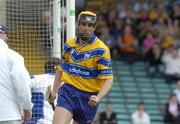 26 June 2004; Tony Griffin, Clare, celebrates after scoring his sides second goal against Laois. Guinness Senior Hurling Championship Qualifier, Round 1, Clare v Laois, Gaelic Grounds, Limerick. Picture credit; Pat Murphy / SPORTSFILE