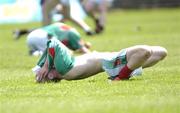 27 June 2004; Colm Boyle, Mayo captain, pictured after defeat to Galway. Minor Connacht Football Semi-Final, Galway v Mayo, McHale Park, Castlebar Co. Mayo. Picture credit; Damien Eagers / SPORTSFILE