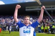 27 June 2004; Tony Browne, Waterford, celebrates victory over Cork. Guinness Munster Senior Hurling Championship Final, Cork v Waterford, Semple Stadium, Thurles, Co. Tipperary. Picture credit; Ray McManus / SPORTSFILE