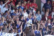 27 June 2004; Waterford Captain Ken McGrath lifts the Cup after victory over Cork in the Guinness Munster Senior Hurling Championship Final match between Cork and Waterford at Semple Stadium in Thurles, Tipperary. Photo by Ray McManus/Sportsfile