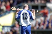 27 June 2004; John Mullane, Waterford, leaves the field after he was shown the red card by referee Seanie McMahon. Guinness Munster Senior Hurling Championship Final, Cork v Waterford, Semple Stadium, Thurles, Co. Tipperary. Picture credit; Ray McManus / SPORTSFILE
