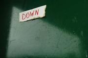 26 June 2004; The sign on the Down dressing room door. Guinness Senior Hurling Championship Qualifier, Round 1, Down v Galway, McKenna Park, Ballycran, Co. Down. Picture credit; Brendan Moran / SPORTSFILE