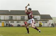 26 June 2004; Eugene Cloonan, Galway, takes a free late in the game. Guinness Senior Hurling Championship Qualifier, Round 1, Down v Galway, McKenna Park, Ballycran, Co. Down. Picture credit; Brendan Moran / SPORTSFILE
