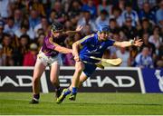 13 July 2013; Pádraic Collins, Clare, in action against Eoin Moore, Wexford. GAA Hurling All-Ireland Senior Championship, Phase III, Clare v Wexford, Semple Stadium, Thurles, Co. Tipperary. Picture credit: Ray McManus / SPORTSFILE