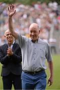 21 July 2013; Former Mayo star TJ Kilgallon who was honoured when the Mayo Teams of 1988 & 1989 introduced to the Crowd during half time at the Connacht GAA Football Senior Championship Final. Elverys MacHale Park, Castlebar, Co. Mayo. Picture credit: Ray McManus / SPORTSFILE