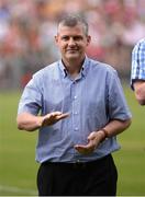 21 July 2013; Former Mayo star Kevin McStay who was honoured when the Mayo Teams of 1988 & 1989 introduced to the Crowd during half time at the Connacht GAA Football Senior Championship Final.  Elverys MacHale Park, Castlebar, Co. Mayo. Picture credit: Ray McManus / SPORTSFILE