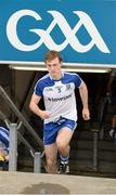 25 August 2013; Monaghan captain Kevin Loughran leads his team out. Electric Ireland GAA Football All-Ireland Minor Championship Semi-Final, Mayo v Monaghan, Croke Park, Dublin. Picture credit: Ray McManus / SPORTSFILE