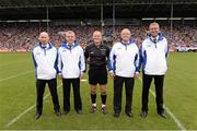 21 July 2013; Referee Conor Lane and his umpires. Connacht GAA Football Senior Championship Final, Mayo v London, Elverys MacHale Park, Castlebar, Co. Mayo. Picture credit: Ray McManus / SPORTSFILE