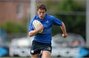 30 August 2013; Cillian Burke, Leinster, on the way to scoring his side's second try. U19 Friendly, Leinster v Northampton Saints, Donnybrook Stadium, Dublin. Picture credit: Stephen McCarthy / SPORTSFILE