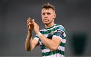 26 June 2023; Markus Poom of Shamrock Rovers after the SSE Airtricity Men's Premier Division match between Shamrock Rovers and Derry City at Tallaght Stadium in Dublin. Photo by Stephen McCarthy/Sportsfile