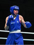 27 June 2023; Aoife O'Rourke of Ireland in her bout against Cindy Winner Djankeu Ngamba of EOC Refugee Team in their Women's 75kg Round of 16 bout at the Nowy Targ Arena during the European Games 2023 in Krakow, Poland. Photo by Tyler Miller/Sportsfile