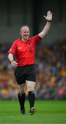 24 June 2023; Referee Johnny Murphy during the GAA Hurling All-Ireland Senior Championship Quarter Final match between Clare and Dublin at TUS Gaelic Grounds in Limerick. Photo by Ray McManus/Sportsfile