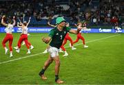 27 June 2023; Jordan Conroy of Ireland celebrates after the Men's Rugby Sevens final match between Ireland and Great Britain at the Henryk Reyman Stadium during the European Games 2023 in Krakow, Poland. Photo by David Fitzgerald/Sportsfile