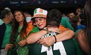 27 June 2023; Mark Roche of Ireland celebrates with Jennifer Gleeson after the Men's Rugby Sevens final match between Ireland and Great Britain at the Henryk Reyman Stadium during the European Games 2023 in Krakow, Poland. Photo by David Fitzgerald/Sportsfile