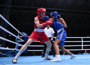 28 June 2023; Kellie Harrington of Ireland, left, in action against Agnes Alexiusson of Sweden in their Women's 60kg quarter final bout at the Nowy Targ Arena during the European Games 2023 in Krakow, Poland. Photo by David Fitzgerald/Sportsfile