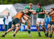 29 June 2023; Hugh Gavin of Ireland in action during the U20 Rugby World Cup match between Australia and Ireland at Paarl Gymnasium in Paarl, South Africa. Photo by Thinus Maritz/Sportsfile