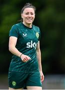 30 June 2023; Ciara Grant during a Republic of Ireland women training session at UCD Bowl in Dublin. Photo by Stephen McCarthy/Sportsfile