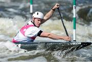 30 June 2023; Robert Hendrick of Ireland in action in the Men's Canoe Slalom C1 heats at the Kolna Sports Centre during the European Games 2023 in Kraków, Poland. Photo by Nikola Krstic/Sportsfile