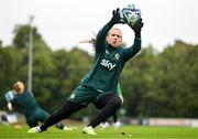 30 June 2023; Goalkeeper Grace Moloney during a Republic of Ireland women training session at UCD Bowl in Dublin. Photo by Stephen McCarthy/Sportsfile