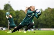 30 June 2023; Goalkeeper Grace Moloney during a Republic of Ireland women training session at UCD Bowl in Dublin. Photo by Stephen McCarthy/Sportsfile