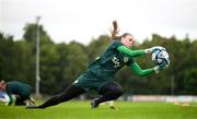 30 June 2023; Goalkeeper Megan Walsh during a Republic of Ireland women training session at UCD Bowl in Dublin. Photo by Stephen McCarthy/Sportsfile