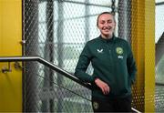 30 June 2023; Republic of Ireland's StatSports technician Niamh McDaid during a Republic of Ireland women's team staff media event at UCD in Dublin. Photo by Stephen McCarthy/Sportsfile