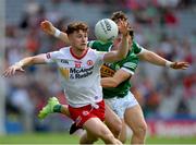 1 July 2023; Conor Meyler of Tyrone in action against Paudie Clifford of Kerry during the GAA Football All-Ireland Senior Championship quarter-final match between Kerry and Tyrone at Croke Park in Dublin. Photo by Ray McManus/Sportsfile