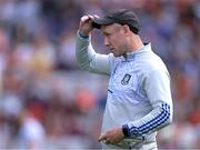 1 July 2023; Monaghan manager Vinny Corey before the GAA Football All-Ireland Senior Championship quarter-final match between Armagh and Monaghan at Croke Park in Dublin. Photo by Piaras Ó Mídheach/Sportsfile