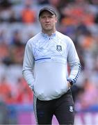 1 July 2023; Monaghan manager Vinny Corey before the GAA Football All-Ireland Senior Championship quarter-final match between Armagh and Monaghan at Croke Park in Dublin. Photo by Piaras Ó Mídheach/Sportsfile