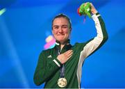1 July 2023; Kellie Harrington of Ireland after winning her Women's 60kg final bout against Natalia Shadrina of Serbia at the Nowy Targ Arena during the European Games 2023 in Krakow, Poland. Photo by David Fitzgerald/Sportsfile