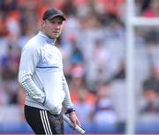 1 July 2023; Monaghan manager Vinny Corey before the GAA Football All-Ireland Senior Championship quarter-final match between Armagh and Monaghan at Croke Park in Dublin. Photo by Piaras Ó Mídheach/Sportsfile