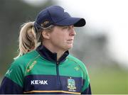 1 July 2023; Meath manager Jenny Rispin during the TG4 Ladies Football All-Ireland Senior Championship match between Meath and Donegal at Páirc Tailteann in Navan, Meath. Photo by Michael P Ryan/Sportsfile