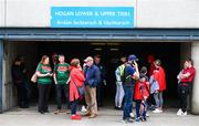 2 July 2023; Supporters wait for the stiles to open for the GAA Football All-Ireland Senior Championship quarter-final match between Dublin and Mayo at Croke Park in Dublin. Photo by Ray McManus/Sportsfile