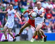 2 July 2023; Brian O'Driscoll of Cork in action against Conor Doherty of Derry during the GAA Football All-Ireland Senior Championship quarter-final match between Derry and Cork at Croke Park in Dublin. Photo by Piaras Ó Mídheach/Sportsfile