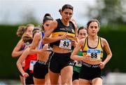 2 July 2023; Jane Buckley of Leevale AC, Cork, right, and Sophie O'Sullivan of Ballymore Cobh AC, Cork, lead the field in the Women's U23 1500m final during the 123.ie Junior & U23 Track and Field Championships at Tullamore in Offaly. Photo by Ben McShane/Sportsfile